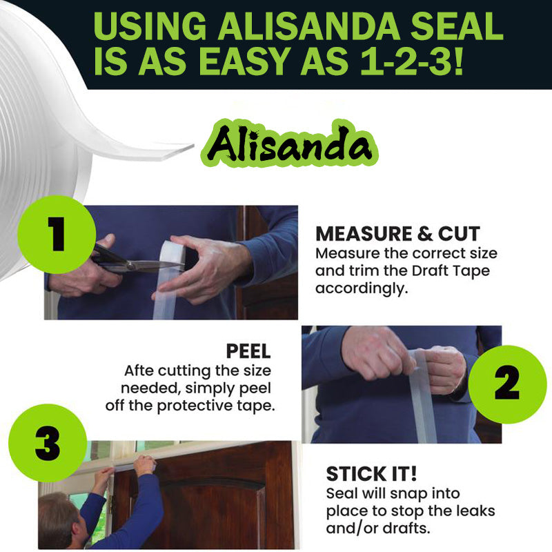 🔥Holiday Haul Sale To 50% OFF |Alisanda Transparent Windproof & Heat-Retention Sealing Tape