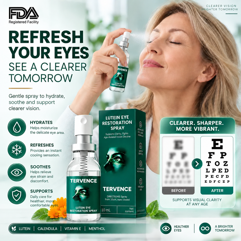 Contcove lutein eye wellness spray and daily application