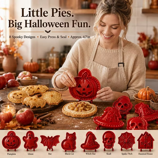🎃 8-Piece Halloween Mini Hand Pie Mold Set