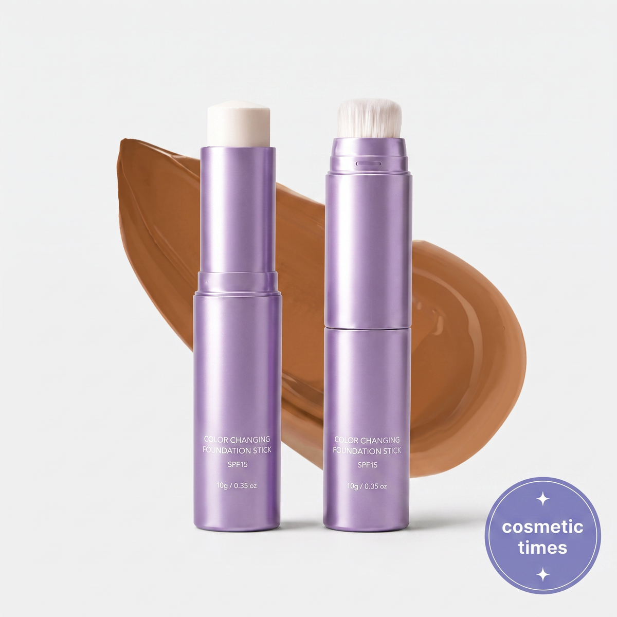 Adaptive Color-Changing Foundation Stick