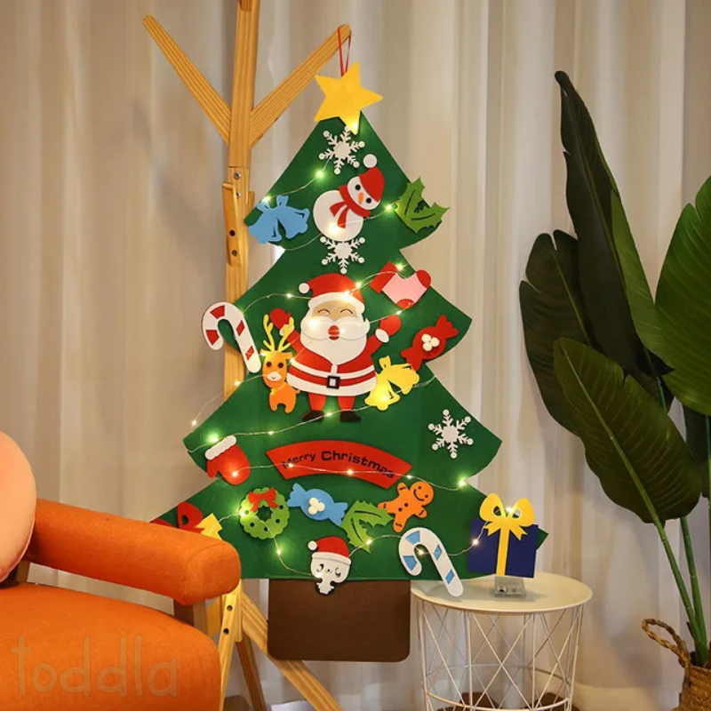 Reusable felt Christmas ornaments