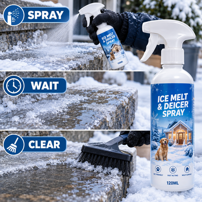 ❄️ Pet-Friendly Ice Melt Spray – Limited-Time Buy 2 Get 1 Free 🎁